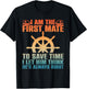 Funny First Mate Women Pontoon Boat Captain Boating T-Shirt - T-Shirt | Black