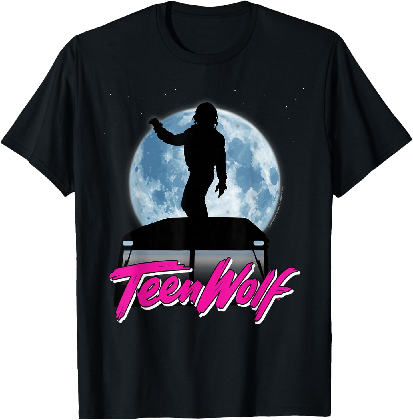 Teen Wolf Moonlight Surf T-Shirt - T-Shirt | Black