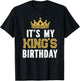 It's My King's Birthday Party Family Matching T-Shirt - T-Shirt | Black