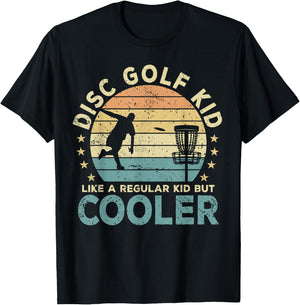 Disc Golf Kid Disc Golf Player Funny T-Shirt - T-Shirt | Black