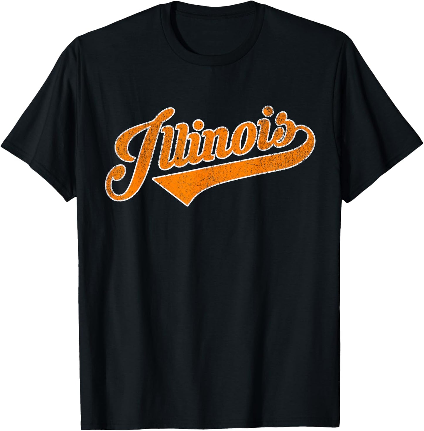 Illinois vintage city T-Shirt - T-Shirt | Black
