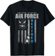 Veteran Of The United States Air Force Retired T-Shirt - T-Shirt | Black