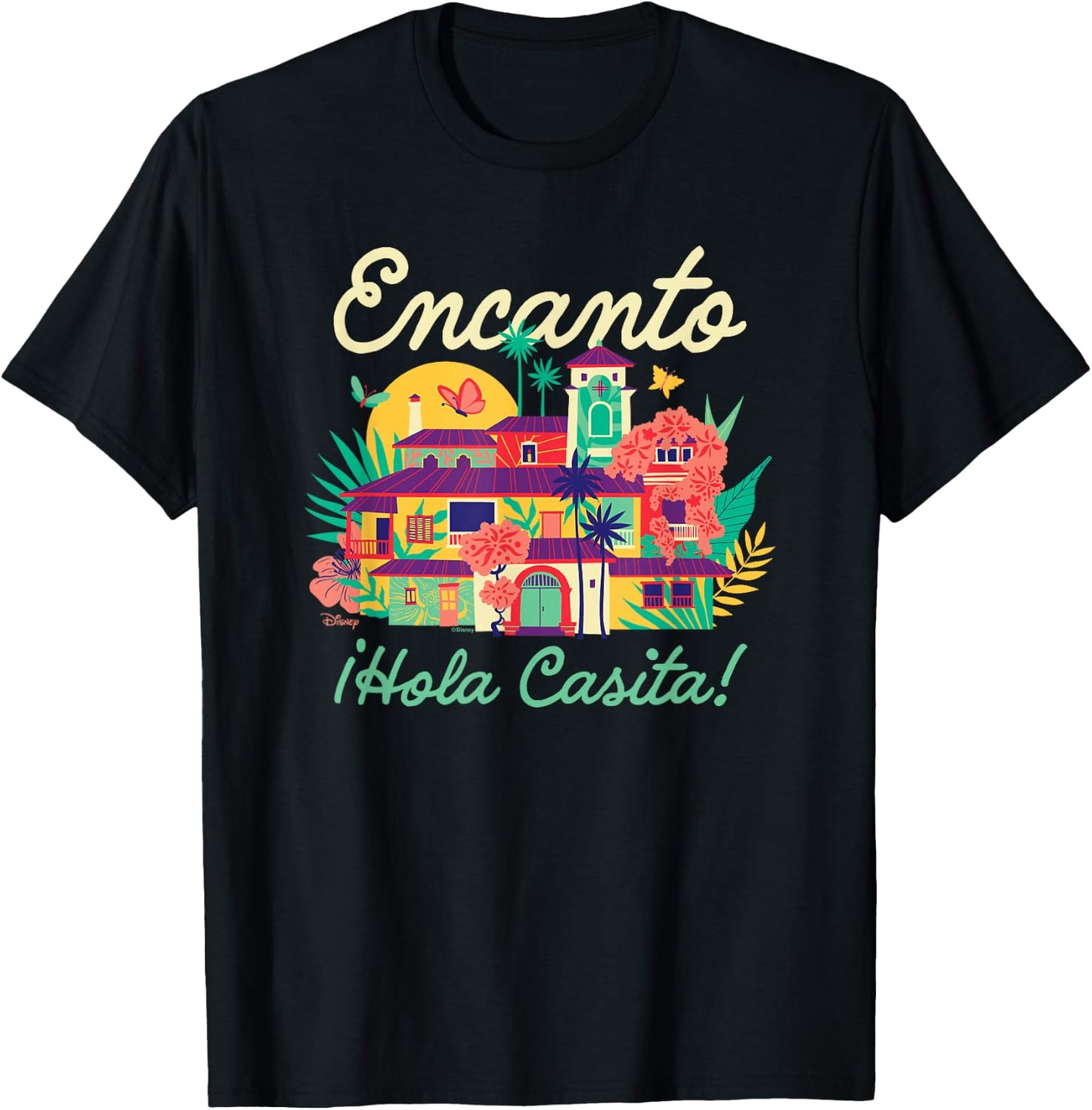 Encanto - Hola Casita T-Shirt - T-Shirt | Black