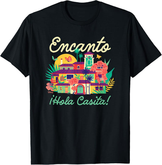 Encanto - Hola Casita T-Shirt - T-Shirt | Black
