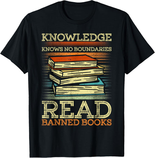 Celebrate Intellectual Freedom, Read Banned Books T-Shirt - T-Shirt | Black