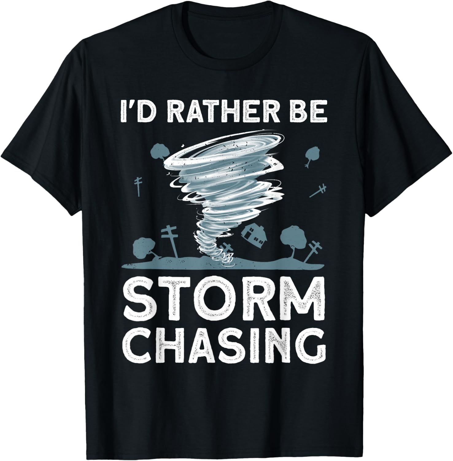 Cool Storm Chasing Women Kids Hurricane Hunter T-Shirt - T-Shirt | Black