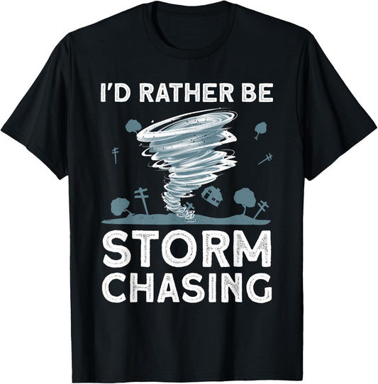 Cool Storm Chasing Women Kids Hurricane Hunter T-Shirt - T-Shirt | Black