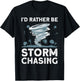 Cool Storm Chasing Women Kids Hurricane Hunter T-Shirt - T-Shirt | Black
