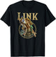 The Legend of Zelda Tears of The Kingdom Link Circle Logo T-Shirt - T-Shirt | Black