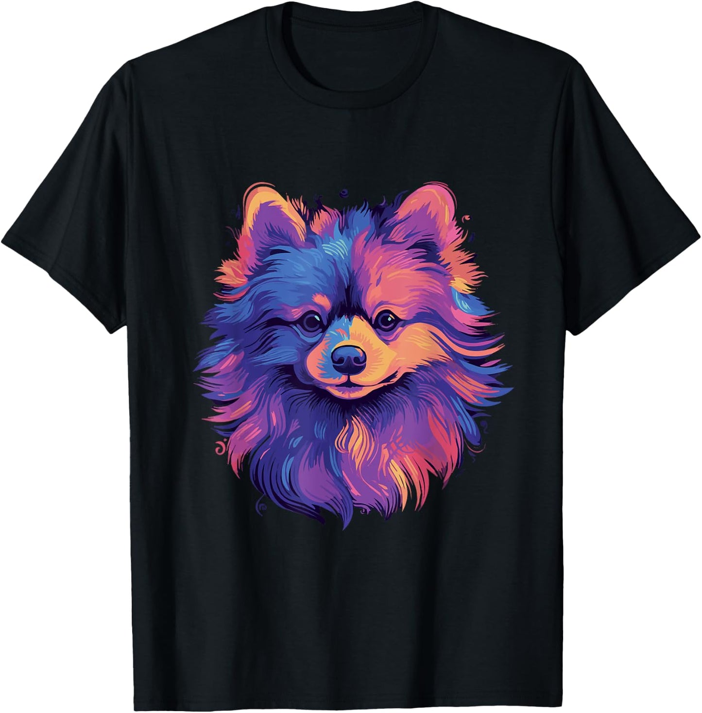 Pomeranian Color T-Shirt - T-Shirt | Black