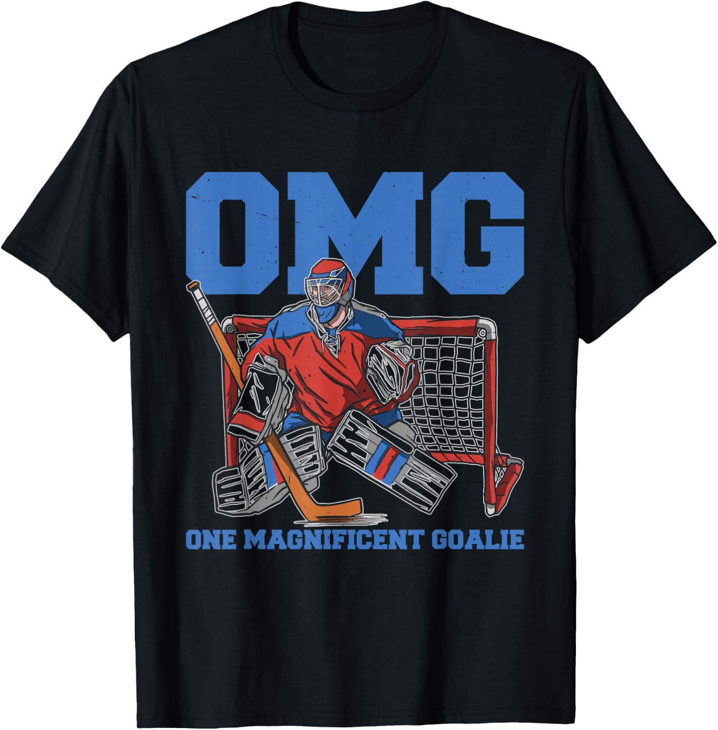 Ice Hockey Goalie T-Shirt - T-Shirt | Black