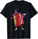 Dabbing Hot Dog Halloween Breast Cancer Awareness T-Shirt - T-Shirt | Black
