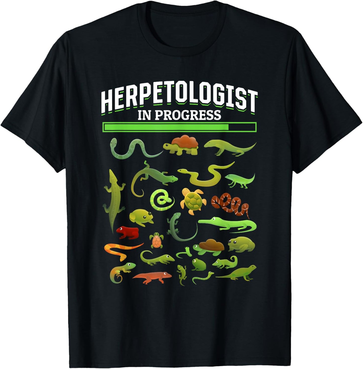 Future Herpetologist Zoology Reptiles T-Shirt - T-Shirt | Black