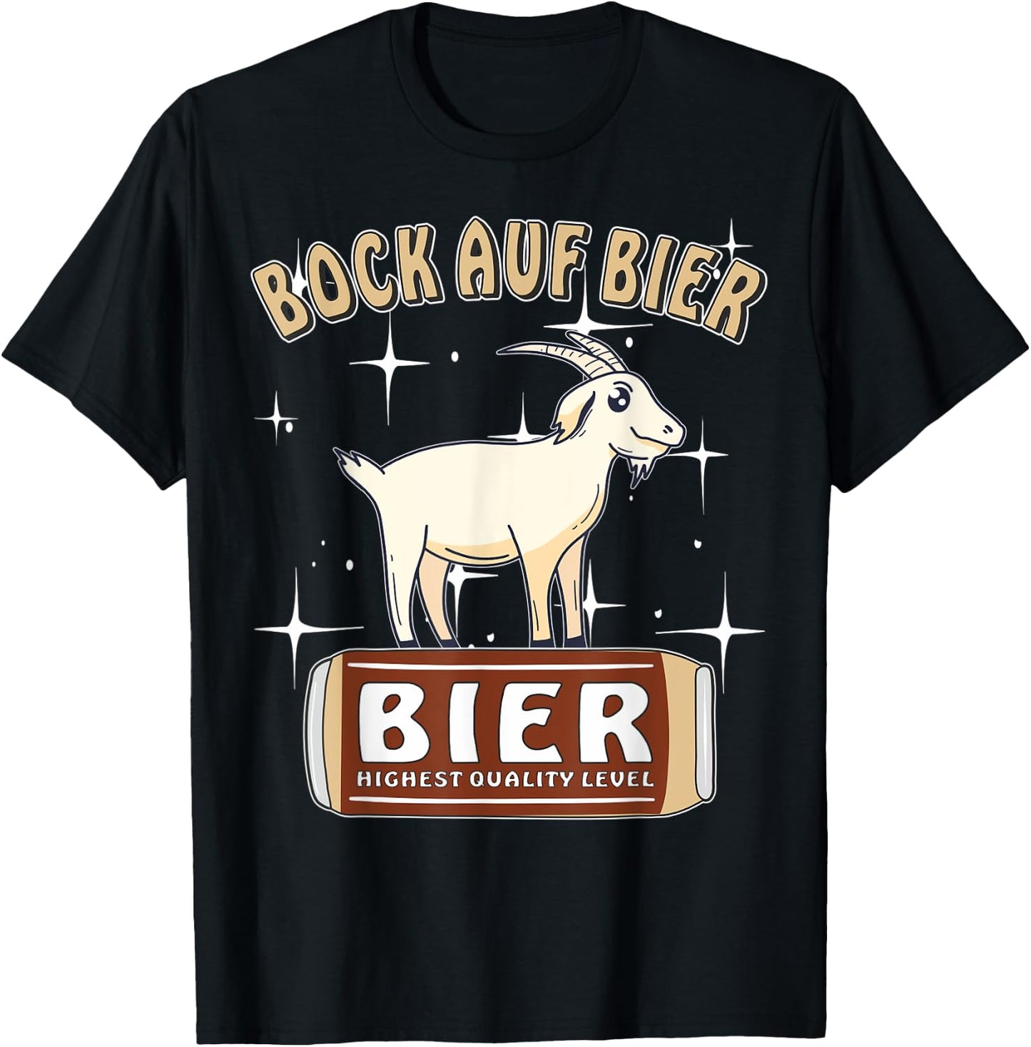 Bock auf Beer Bock Beer Drinker Beer Can T-Shirt - T-Shirt | Black