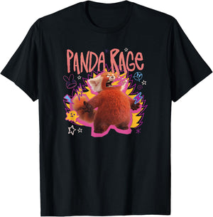 Disney Pixar Turning Red Mei Panda Rage T-Shirt - T-Shirt | Black