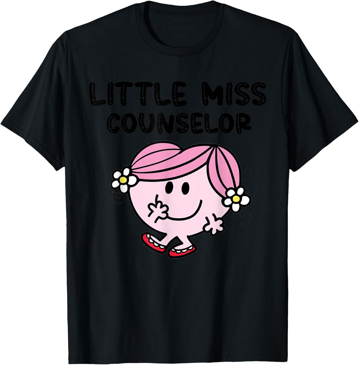 Teaching Staff Lover Little Miss Counselor T-Shirt - T-Shirt | Black