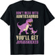 Tantesaurus Mother's Day Aunt Auntiesaurus Rex Dino T-Shirt - T-Shirt | Black