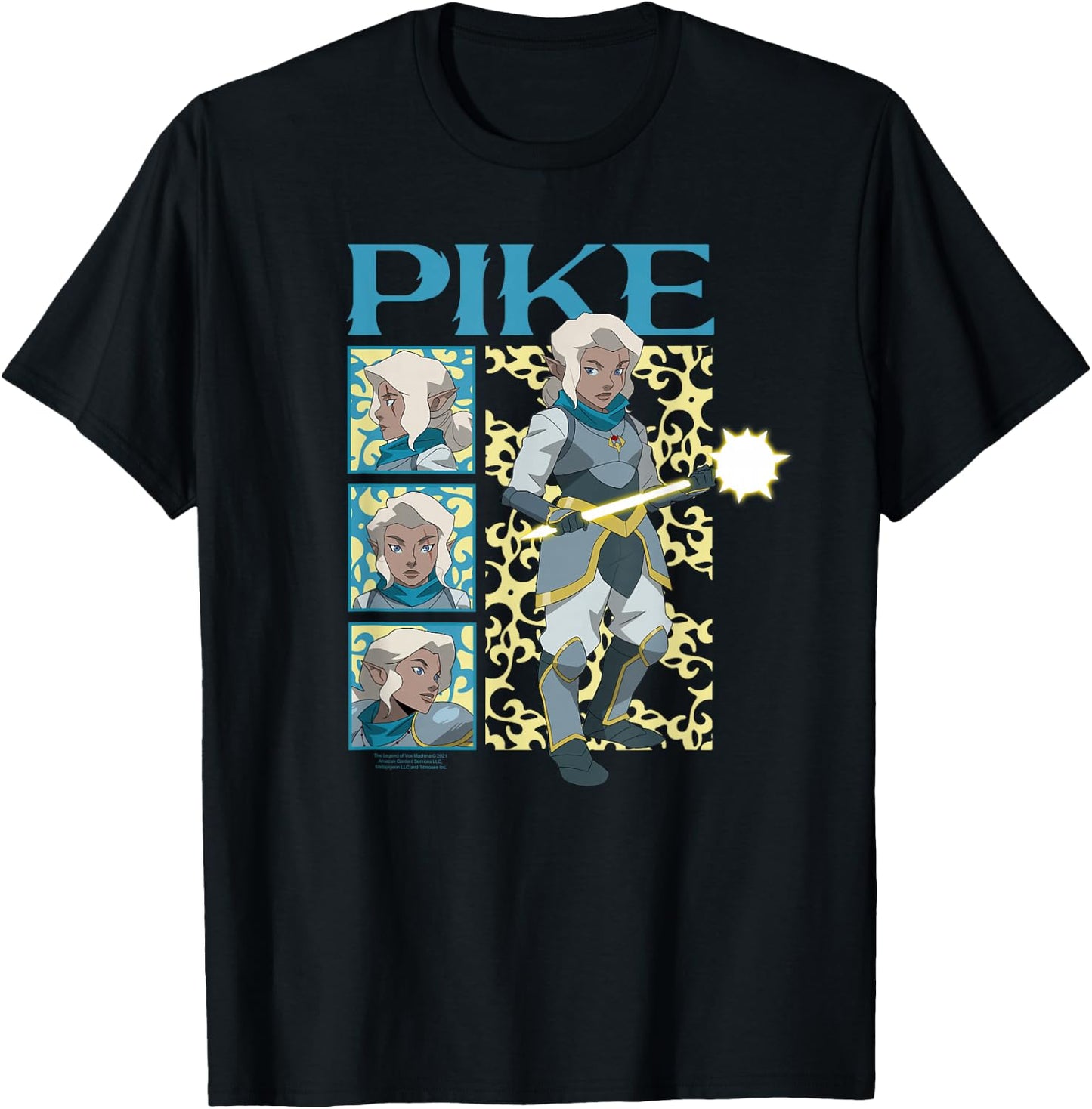 The Legend of Vox Machina Pike Small T-Shirt - T-Shirt | Black