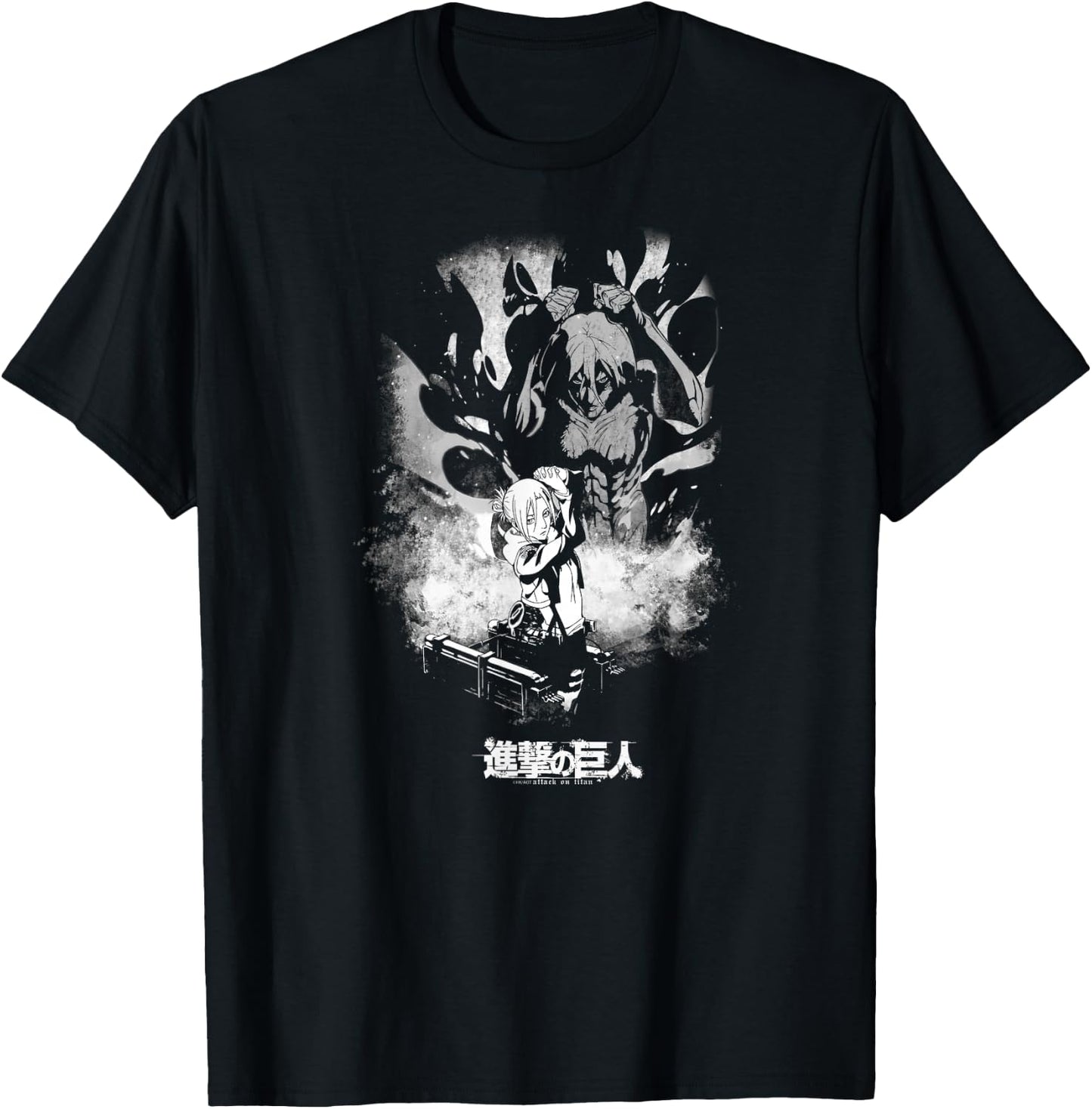 Attack on Titan Season 2 Annie Leonhart Titan AOT Anime T-Shirt - T-Shirt | Black