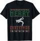 Wrestling Design Ugly Christmas Sweater Family Matching T-Shirt - T-Shirt | Black