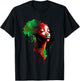 Young Black King Afro Melanin Boy Colour Dripping T-Shirt - T-Shirt | Black