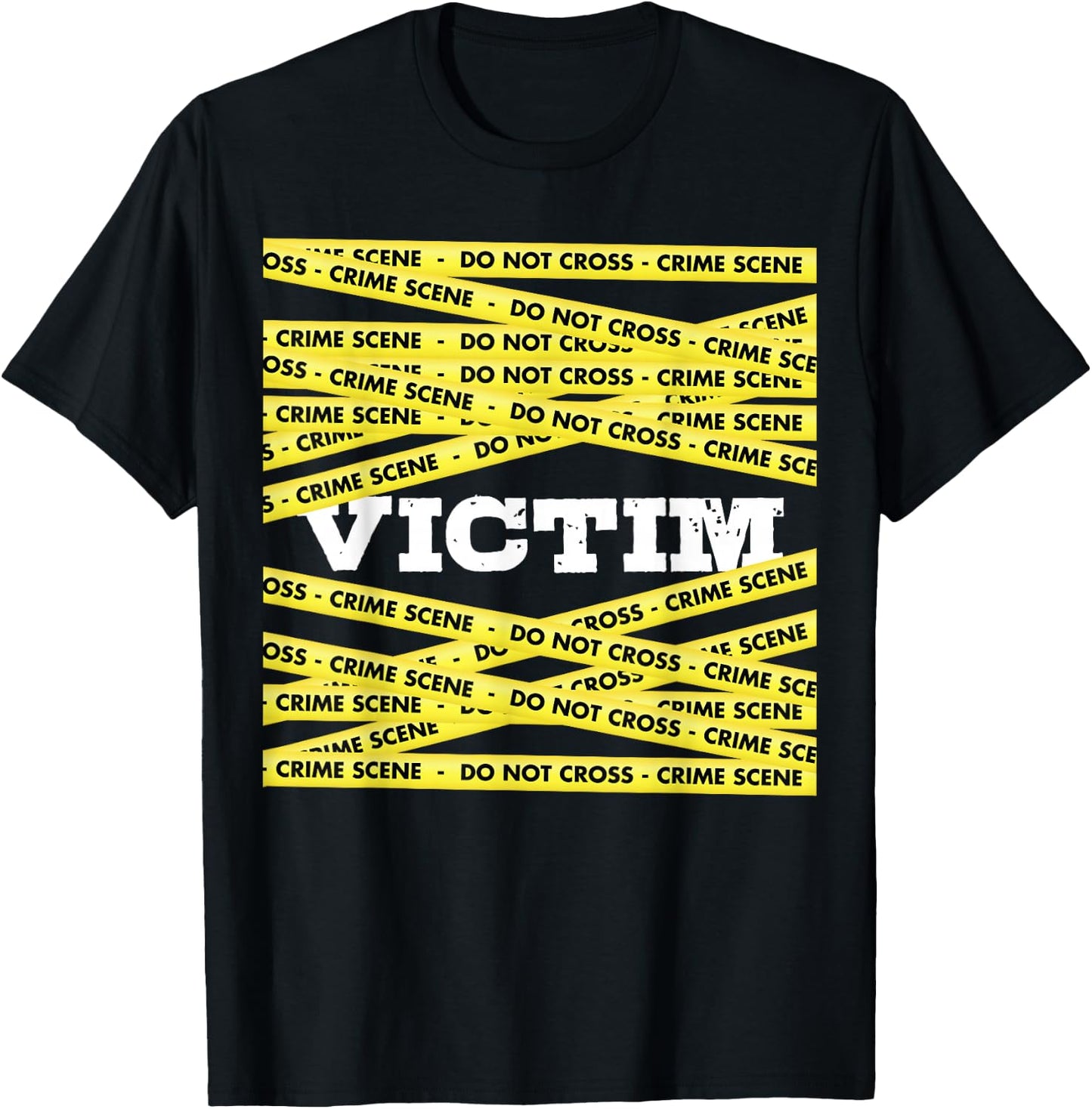 Victim Crime Scene Do No Cross True Crime Costume T-Shirt - T-Shirt | Black