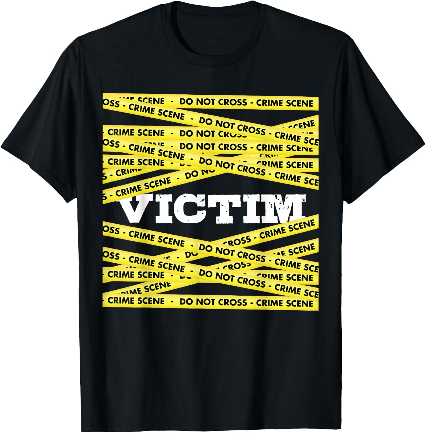Victim Crime Scene Do No Cross True Crime Costume T-Shirt - T-Shirt | Black