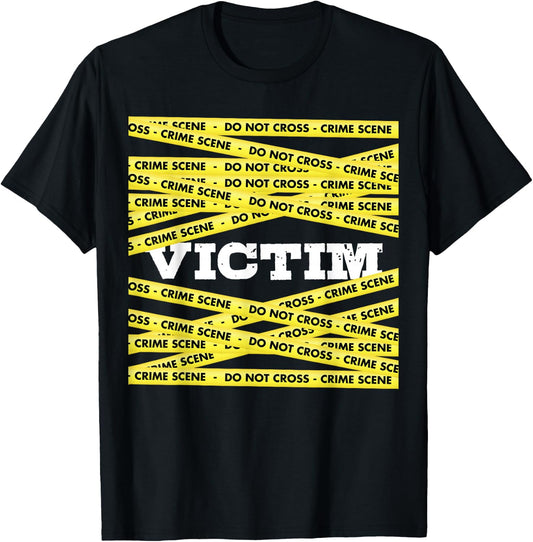 Victim Crime Scene Do No Cross True Crime Costume T-Shirt - T-Shirt | Black