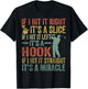 Funny If I Hit It Right Golf Men Women Gift Golfing T-Shirt - T-Shirt | Black
