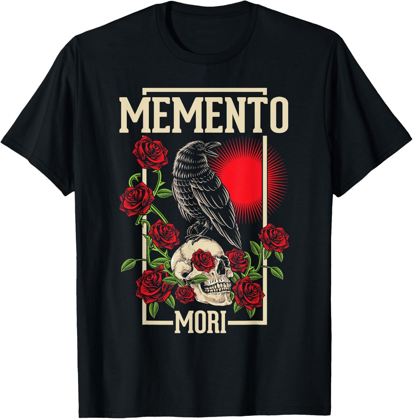 Memento Mori Stoicism Philosophy Stoic Philosopher Quote T-Shirt - T-Shirt | Black