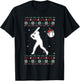 Baseball Player Christmas Cool Ugly X-Mas Pajama Boys Kids T-Shirt - T-Shirt | Black