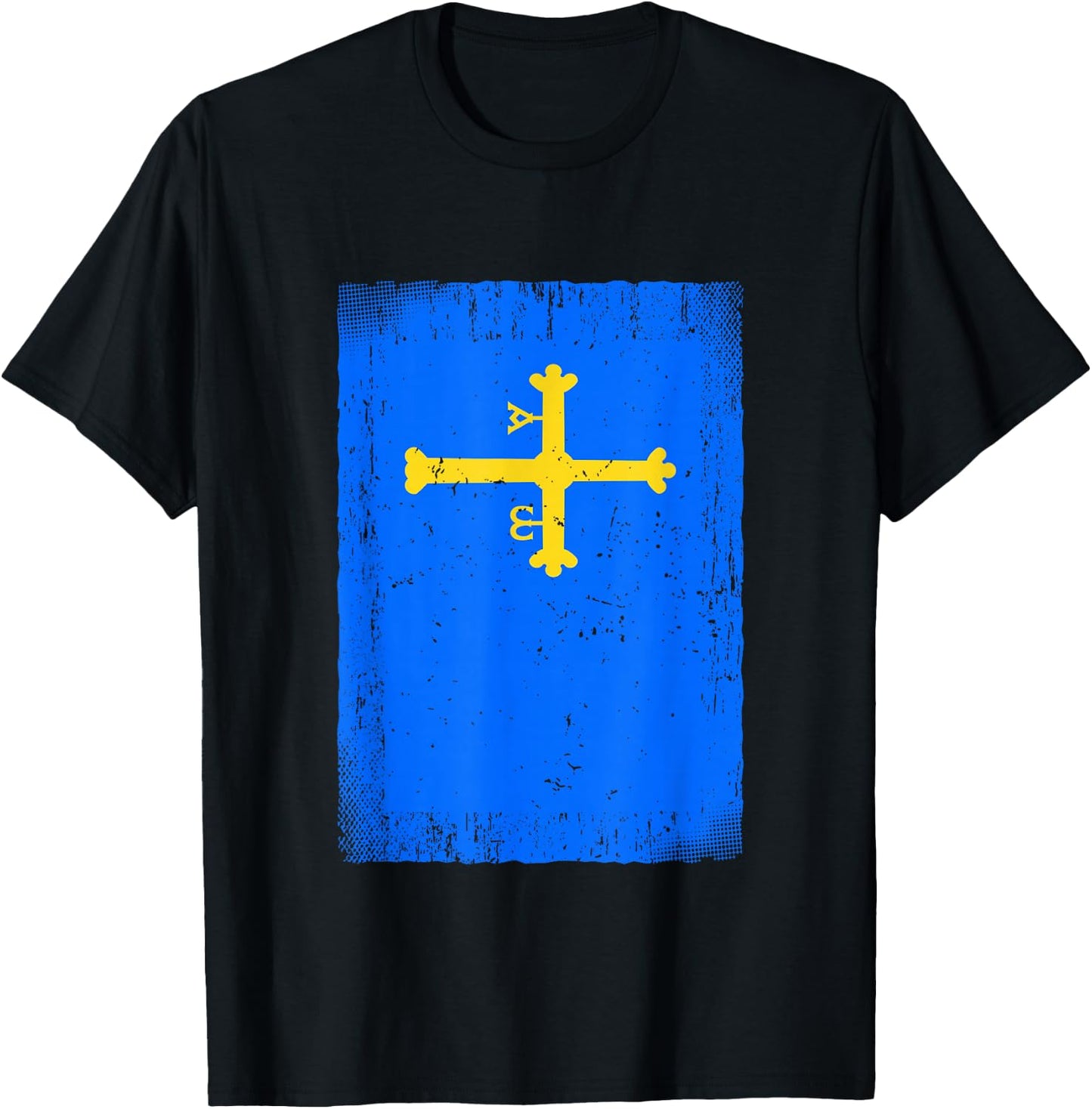 Asturias Flag T-Shirt - T-Shirt | Black
