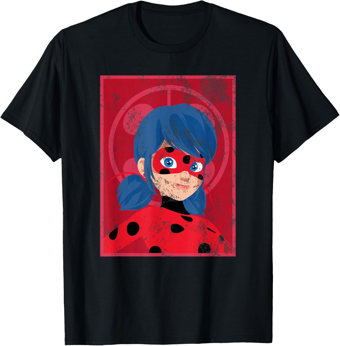 Miraculous Ladybug Vintage Collection with Ladybug T-Shirt - T-Shirt | Black