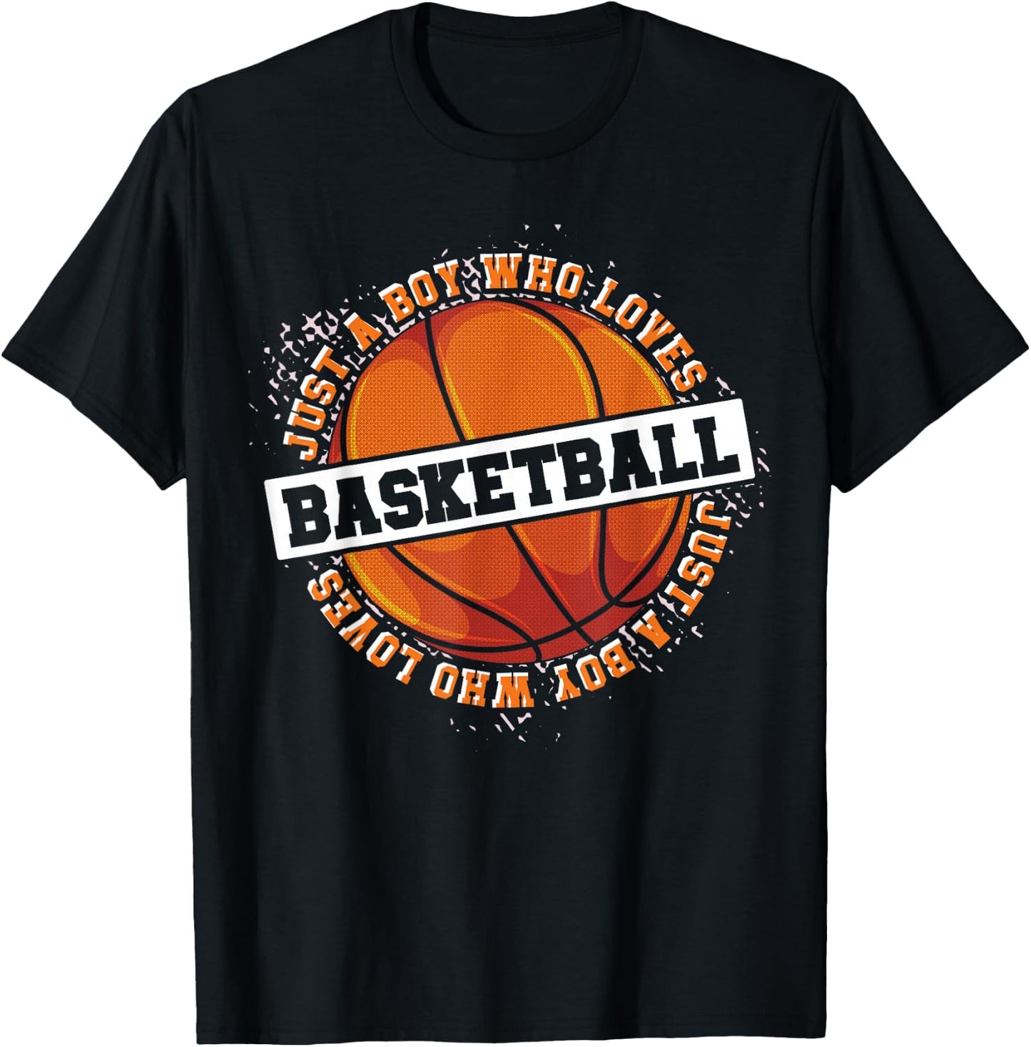 Basketball Fan Basketball Player Boys Sport Basketball T-Shirt - T-Shirt | Black