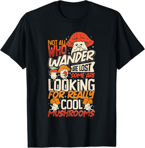 Mushroom Picker Mushroom Farmer Mushroom Picking T-Shirt - T-Shirt | Black