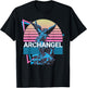 Archangel Michael Saint Michael Retro T-Shirt - T-Shirt | Black