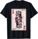Queen of Hearts Card Game Horror Heart Queen Gothic T-Shirt - T-Shirt | Black