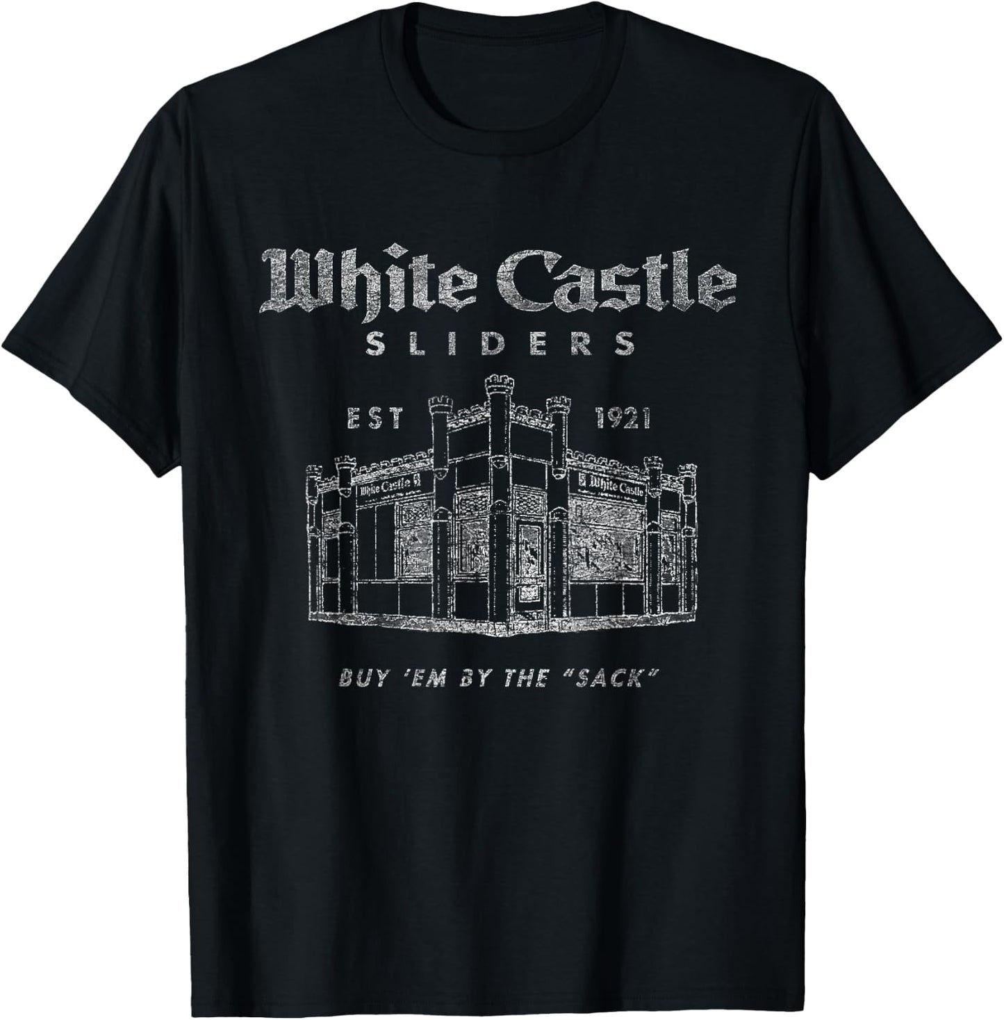 White Castle by The Sack T-Shirt - T-Shirt | Black