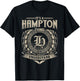 It's A HAMPTON Thing You Wouldn't Understand Name Vintage T-Shirt - T-Shirt | Black