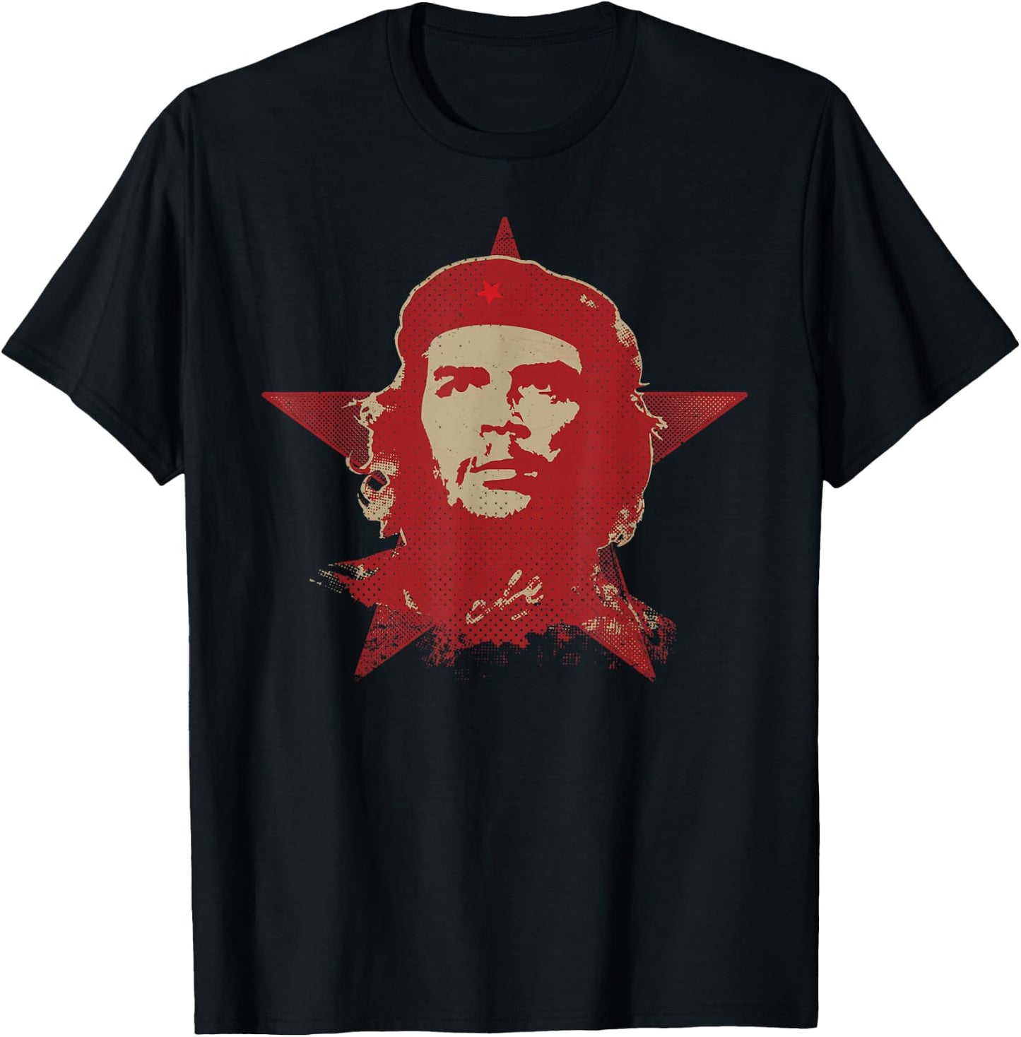Che Guevara Shirt Star Cuba Graphic Revolution Cuban Rebel T-Shirt - T-Shirt | Black