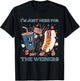 Hot Dog I'm Just Here For The Wieners 4Th Of July T-Shirt - T-Shirt | Black