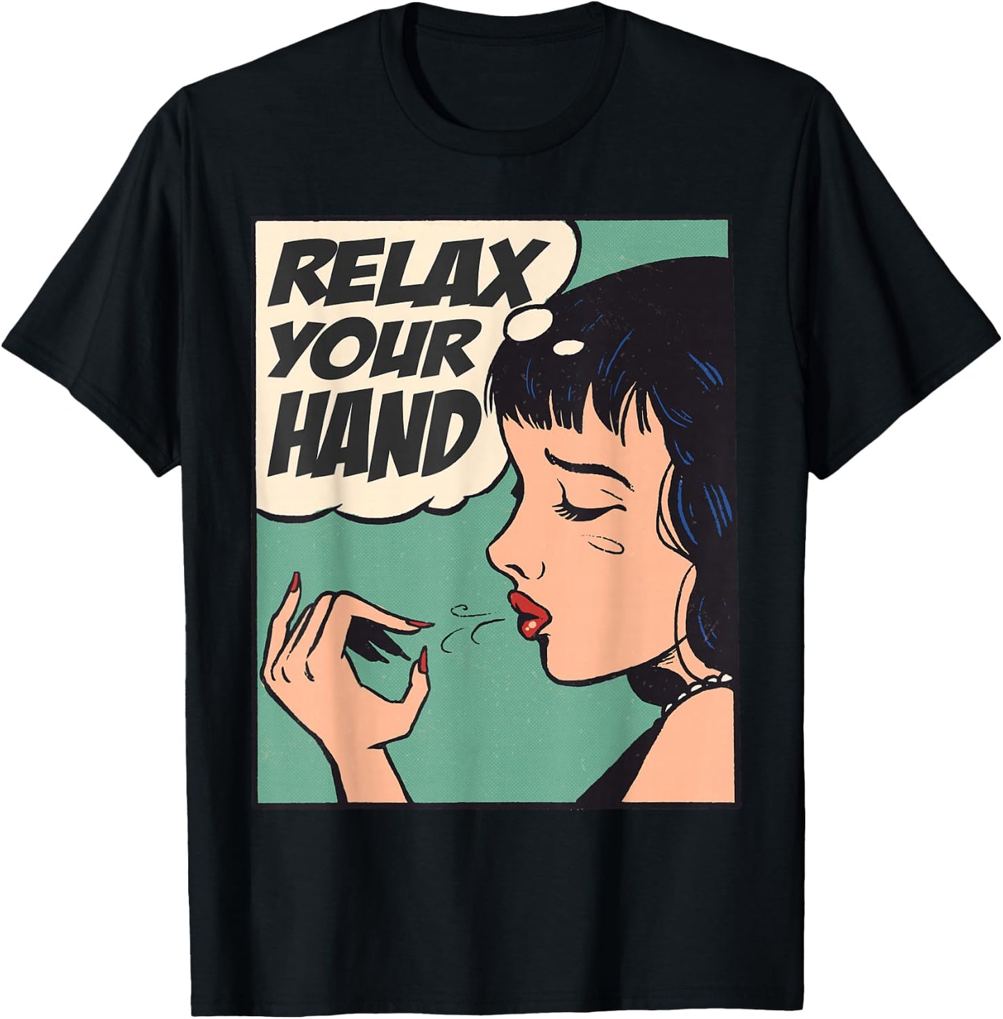 Relax your Hand Nail Tech T-Shirt - T-Shirt | Black