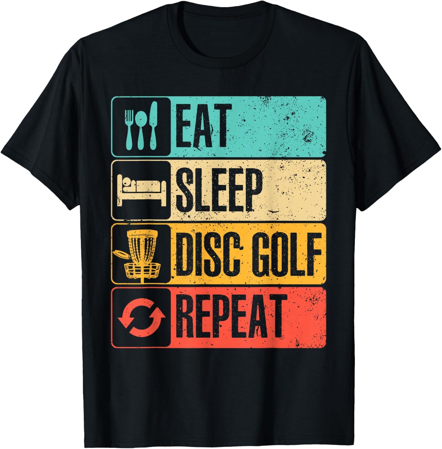 Funny Disc Golf Art Women Golf Player Disc Golfers T-Shirt - T-Shirt | Black