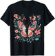 Cute Butterfly design butterflies and butterfly T-Shirt - T-Shirt | Black