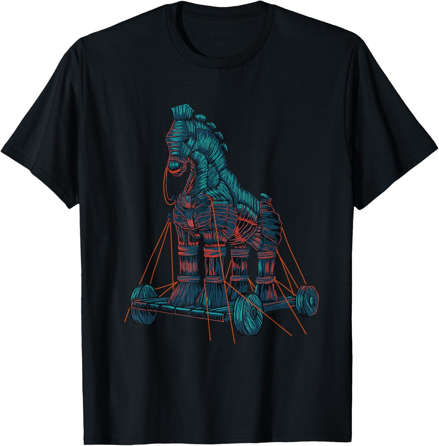 Trojan horse T-Shirt - T-Shirt | Black
