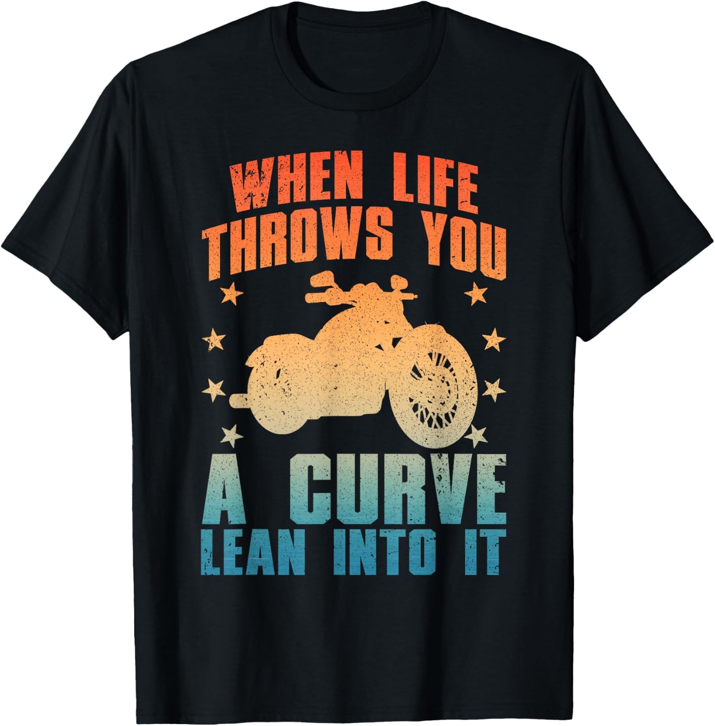 Funny Motorcycle Racer Design Women Motorcycle Lover T-Shirt - T-Shirt | Black