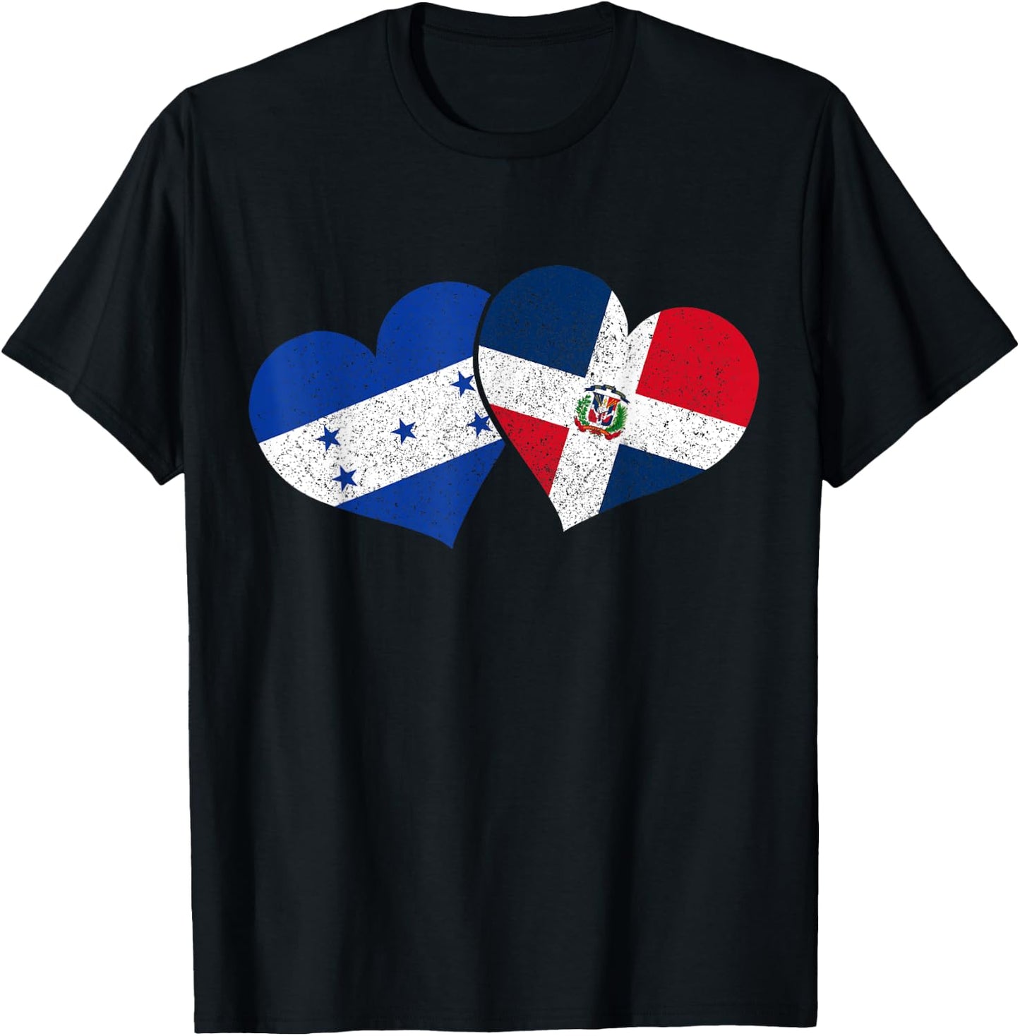 Honduras Dominican Republic Honduran Flag Pride Heritage T-Shirt - T-Shirt | Black