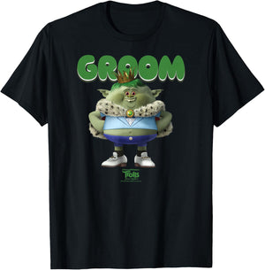 DreamWorks Trolls Band Together King Gristle T-Shirt - T-Shirt | Black