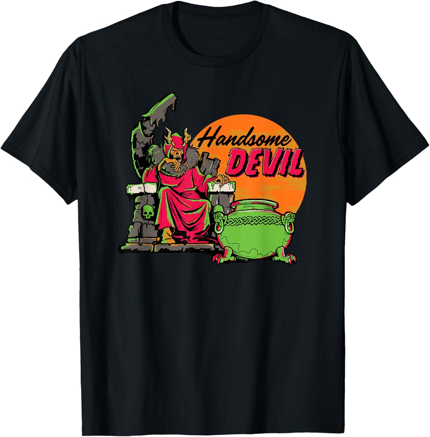 Disney 100 Villains Horned King The Black Cauldron Halloween T-Shirt - T-Shirt | Black