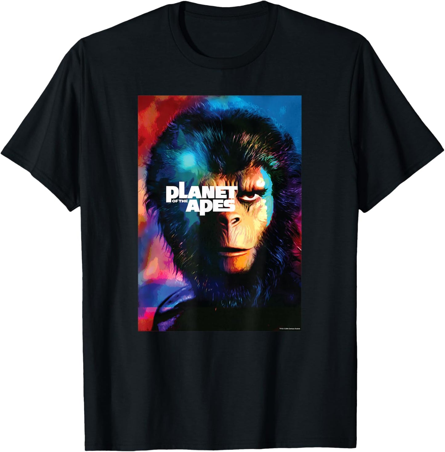 Planet of The Apes 1968 Cornelius Original Movie Poster Art T-Shirt - T-Shirt | Black